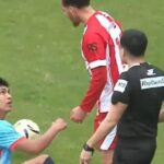 Utilice este título Arsenal y Talleres, a las piñas y patadas en un todos contra todos y cree en base a ese titulo original un titulo nuevo, preciso, comprensible y que no pierda relacion con el titulo original. Necesito que me devuelvas solo y nada mas que el titulo nuevo.