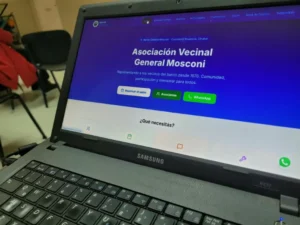La Vecinal de Mosconi lanzó su página web para acercar servicios y trámites a los vecinos