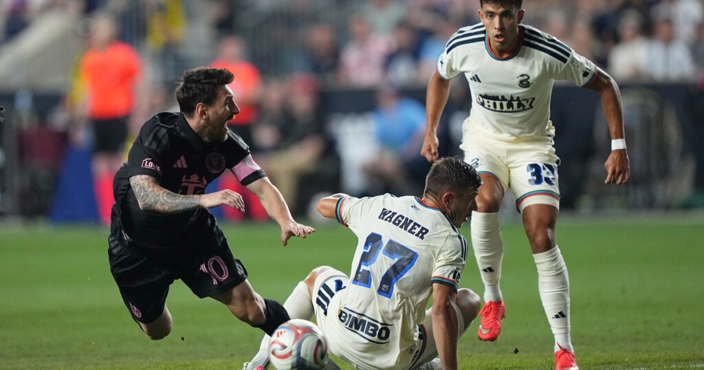 La reacción de Messi con un rival en pleno partido del Inter Miami que le podría valer un castigo de la MLS
