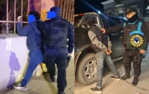Rompieron un carro de comidas para robar una garrafa, quisieron escapar de la policía pero terminaron detenidos