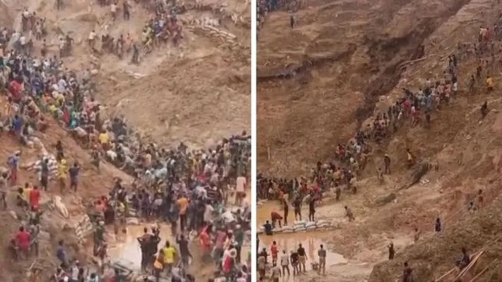 Tragedia minera en África: más de 100 fallecidos tras un derrumbe en Zamboye