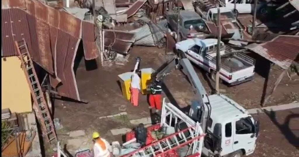 Uruguay declaró alerta roja por un ciclón extratropical: al menos un muerto