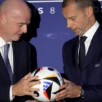 Utilice este título quiénes desafían a Infantino y qué debe pasar para que haya un cambio de mando en el fútbol mundial y cree en base a ese titulo original un titulo nuevo, preciso, comprensible y que no pierda relacion con el titulo original. Necesito que me devuelvas solo y nada mas que el titulo nuevo.