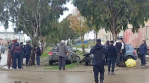 Colisionó en avenida Chile y fue multado por manejar sin carnet de conducir