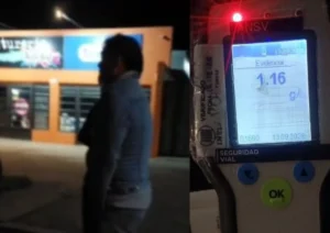 Manejaba con 1,16 g/l de alcohol en sangre y fue retirado de circulación en Trelew
