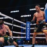 Utilice este título Veneno Chaves sufrió una paliza del dominicano Eridson García que lo tiró cuatro veces y lo tuvo al borde del nocaut y cree en base a ese titulo original un titulo nuevo, preciso, comprensible y que no pierda relacion con el titulo original. Necesito que me devuelvas solo y nada mas que el titulo nuevo.