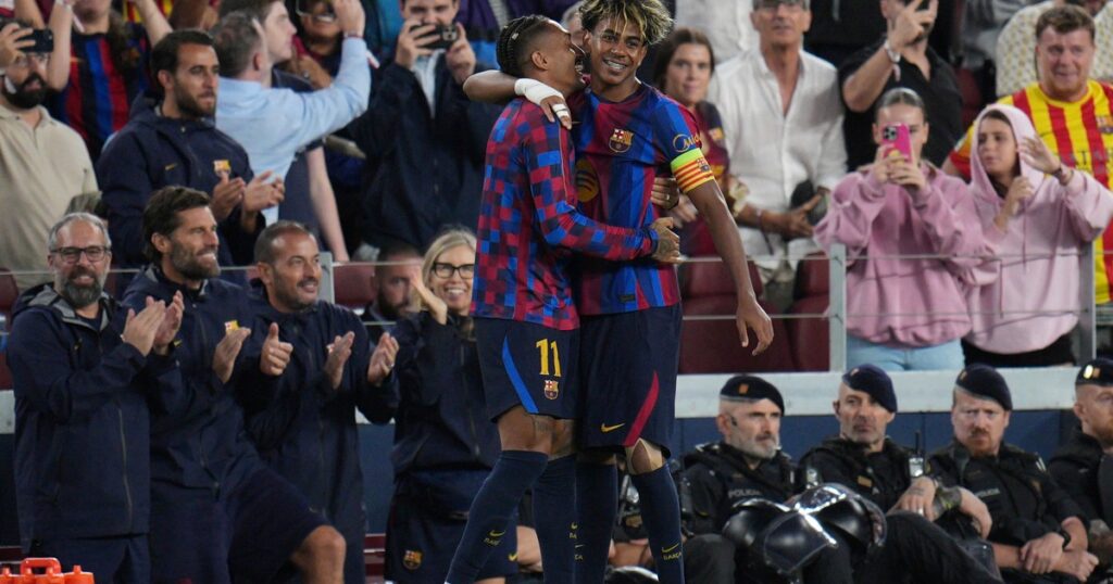 aplastantes victorias de Barcelona y PSG