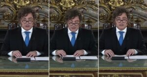 la Casa Rosada festeja la cadena de Milei
