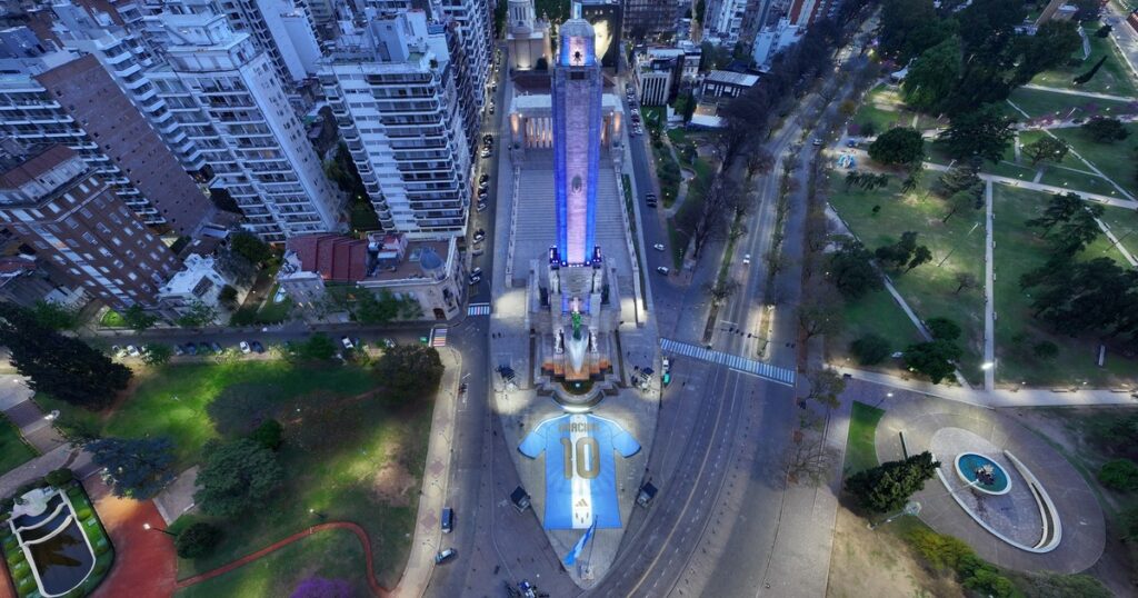 El impactante homenaje en Rosario para Lionel Messi por su despedida de la Selección Argentina